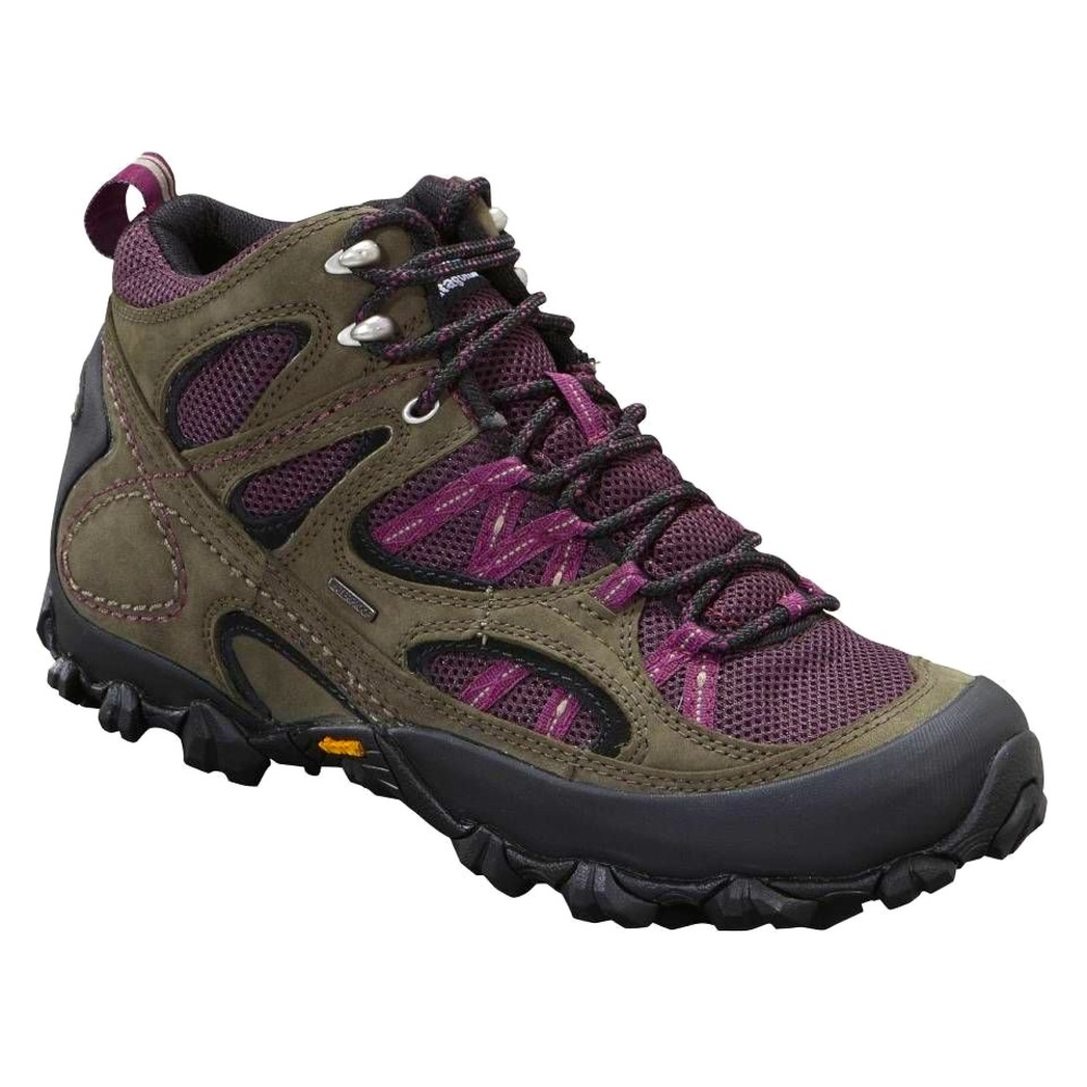 Patagonia Mid Ankle Hiking Boot in Hickory/Wine Tasting — Womens US 9.5